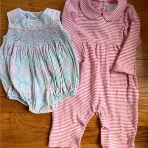 Little English Palm Beach Plaid Bubble & Playsuit